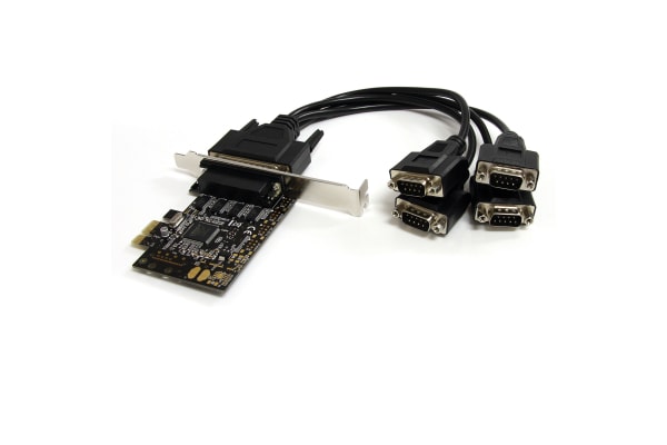 Product image for 4 Port RS232 PCI Express Serial Card