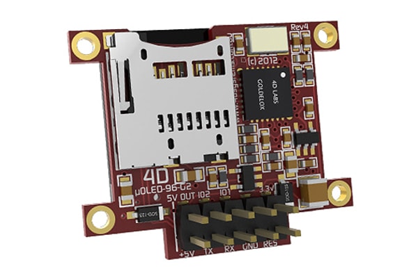 Product image for 0.96IN OLED DISPLAY WITH GOLDELOX