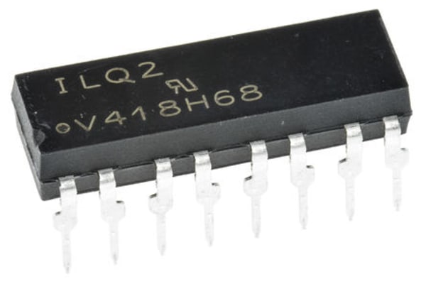 Product image for Optocoupler Quad Darlington PDIP16