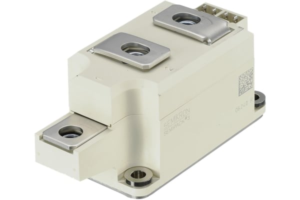 Product image for Semikron, SKKT 273/16 E, Dual Thyristor Module, SCR, 320A 1600V, 7-Pin A 43a