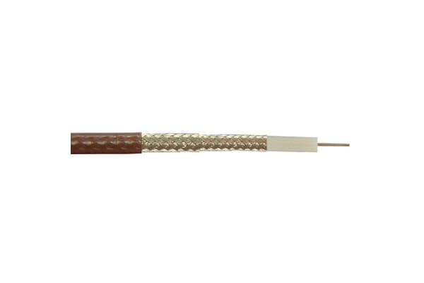 Product image for RS RG142 coaxial FEP brown 100m