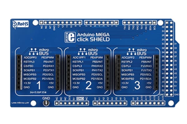 Product image for ARDUINO MEGA CLICK SHIELD