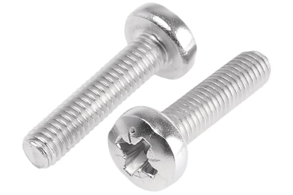 Product image for A2 s/steel cross pan head screw,M6x50mm