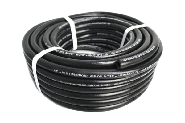 Product image for Compressed air hose, Black, 8mm ID