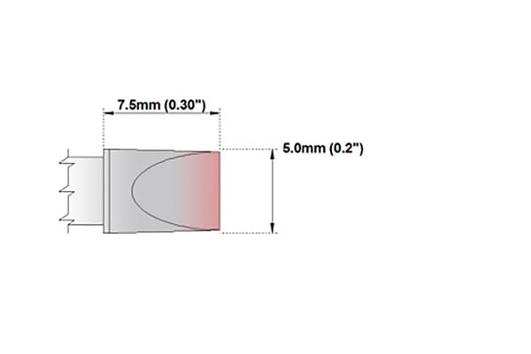 Product image for CHISEL EXTRA LARGE 5.0MM STTC-017