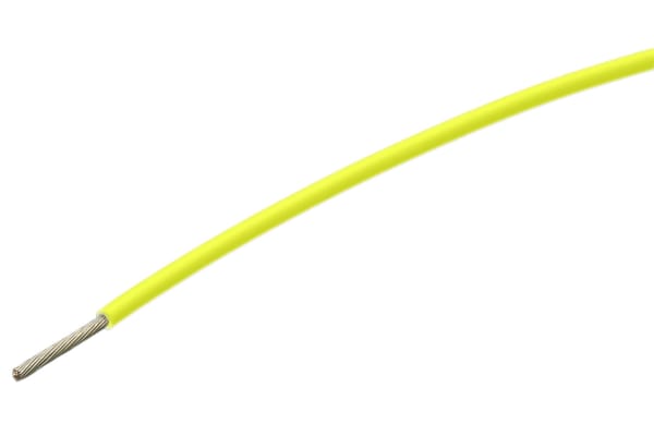 Product image for 44A primary wire 24awg yellow 100m