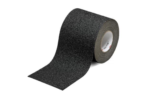 Product image for Black Coarse Anti-Slip Tape,25mm x 20m