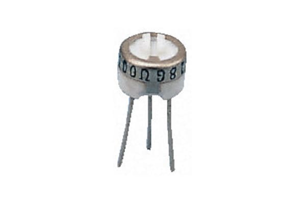 Product image for 500kΩ, Through Hole Trimmer Potentiometer 0.5W Top Adjust Bourns, 3329