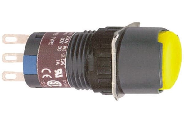 Product image for PUSHBUTTON, XB6EAA31P