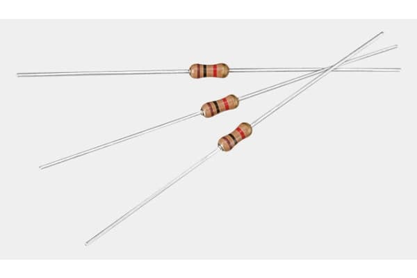 Product image for RESISTOR,CARBON,AXIAL,0.25W,220OHM,5%