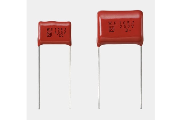 Product image for Capacitor,metallised,polyester,radial,40