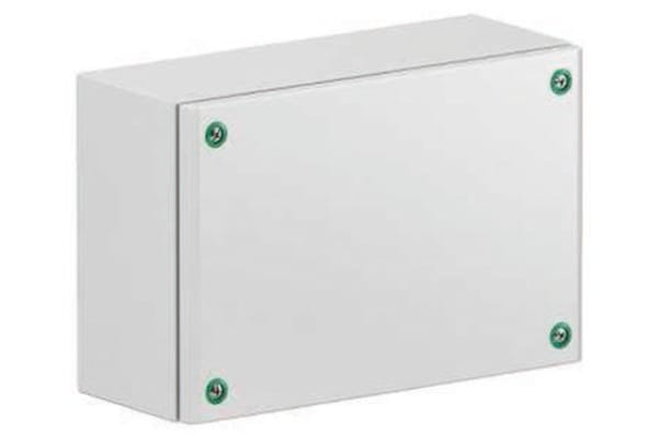 Product image for IP66 Mild Steel enclosure 400x400x120mm