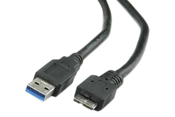 Product image for ROLINE USB3.0 CABLE, A-MICROB, M/M, 3M