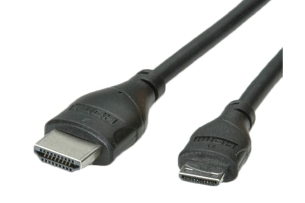 Product image for ROLINE HDMI HSPD TYPEA M-TYPEC M 0.8M