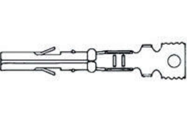 Product image for Contact,crimp,socket,Au,26-18awg