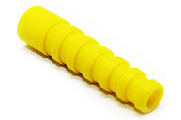 Product image for RG59/62 BNC BOOTS YELLOW - BAG OF 10
