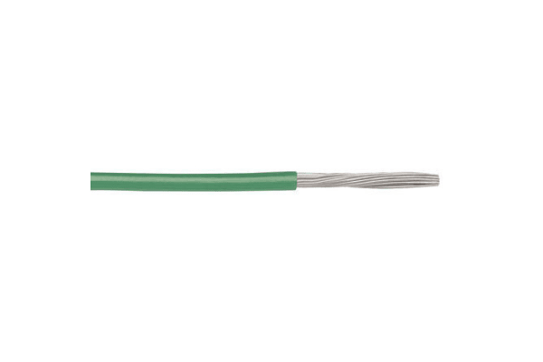 Product image for WIRE 16 AWG PVC 300V UL1007 GREEN 305M