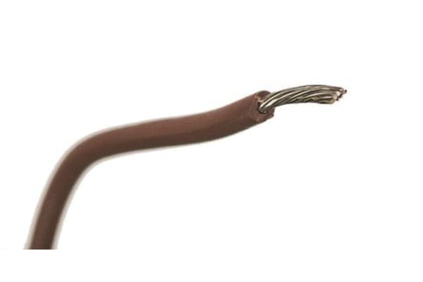 Product image for Wire 16 AWG PVC 300V UL1007 Brown 305m