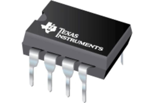 Product image for INA118P Texas Instruments, Instrumentation Amplifier, ±125μV Offset, 18 V, 8-Pin PDIP