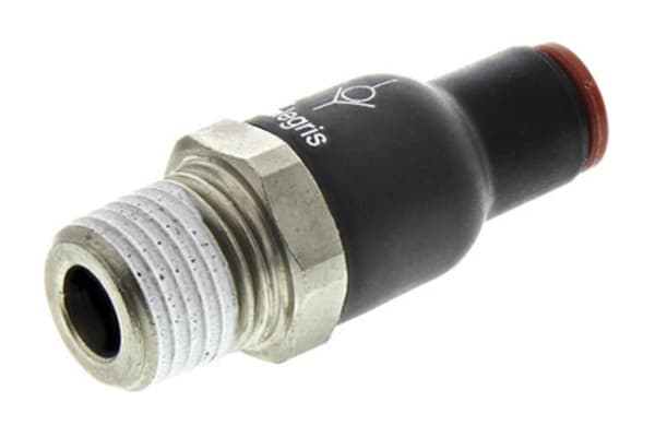 Product image for Exhaust flow non-return valve,R1/4x6mm