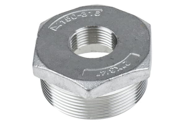 Product image for Hexagon bush,2in BSPT M-1/2in BSPP F