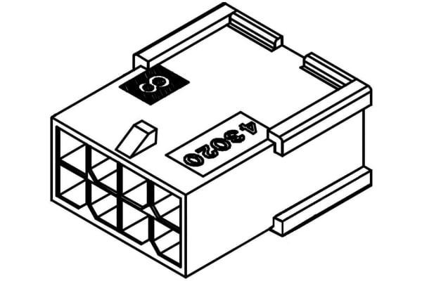 Product image for 3.0MM,MICROFIT,PLUG,2ROW,FREEHANG,14W