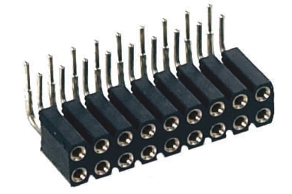 Product image for 6W R/A SOCKET CONN 2.54MM D/R