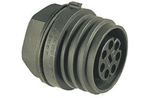 Product image for Chassis connector, 4 pole socket