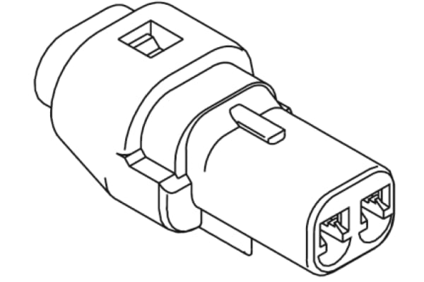 Product image for Mizu-P25 2.5mm Receptacle Housing 3 way