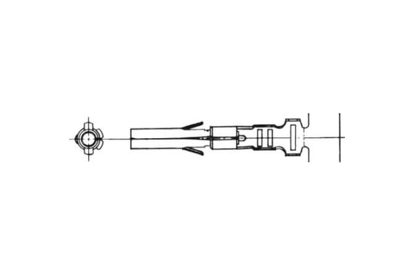 Product image for Crimp terminal,female,tin platd,18-24awg