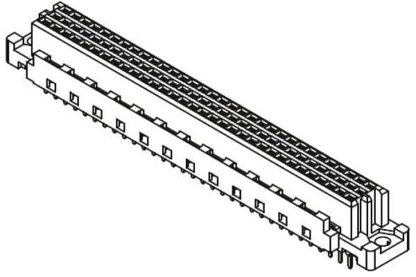 Product image for CONNECTOR DIN-SIGNAL SOLDER 64-WAY F