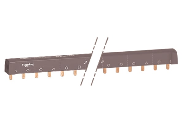 Product image for Acti9 Cutable Comb Busbar 3+N 100A 24Mod