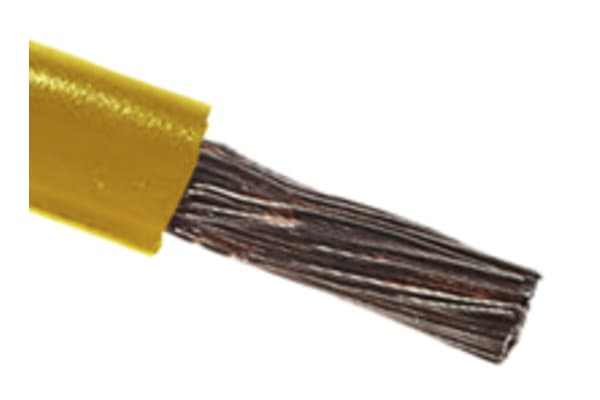 Product image for Yellow tri-rated cable 4.0mm 100m