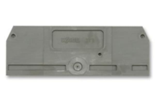 Product image for 4 Conductor DINRail Term Blk End Plate