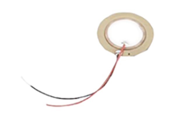 Product image for Piezoelectric Diaphragm 27mm leaded 20nF