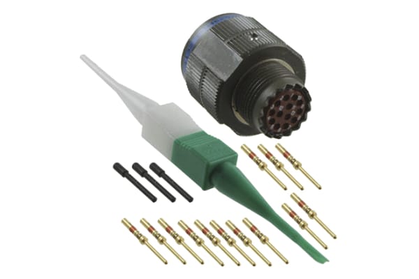 Product image for D38999 plug, 13 way, pin contacts