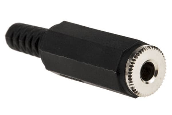 Product image for JACK SOCKET 3.5MM,2W MONO,STRAIGHT