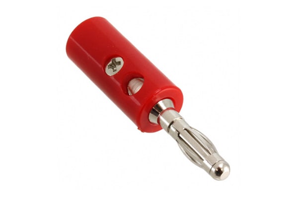 Product image for RED STACKABLE BANANA PLUG