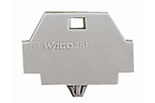 Product image for End Plate with Snap-in Mounting Feet