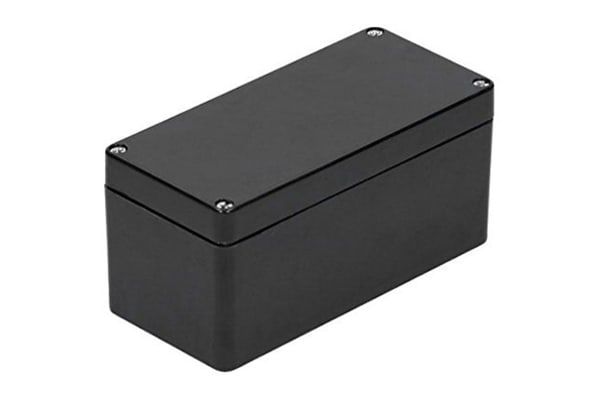 Product image for Black IP66 Enclosure 122x120x90mm