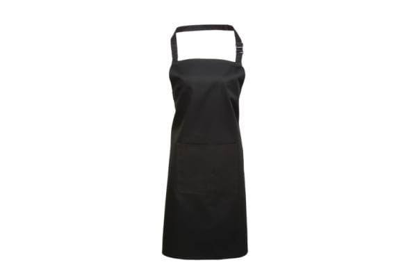 Product image for Bib Apron With Pocket Black