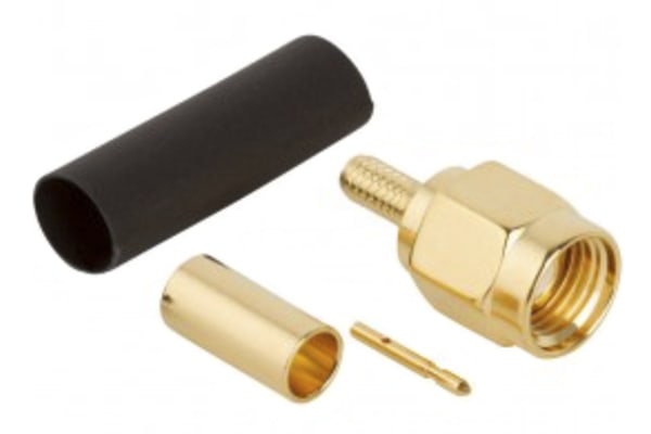 Product image for SMA STRAIGHT CRIMP PLUG RG-174, RG-316