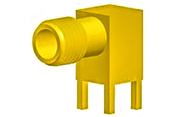 Product image for SMA RIGHT ANGLE PCB JACK, 50 OHM