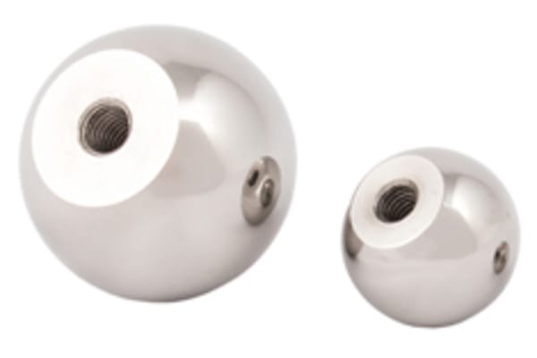 Product image for SS Ball Knob 16mm  M4 Female Thread