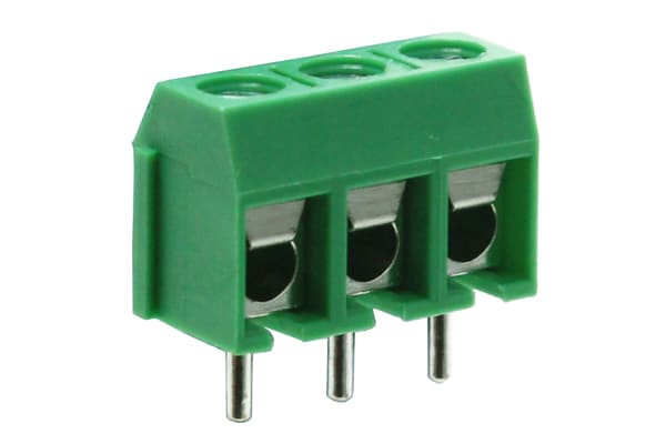 Product image for 5mm low profile PCB terminal block, 2P