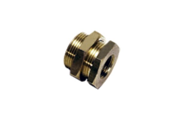 Product image for Female Bulkhead Fitting 3/8" BSPP