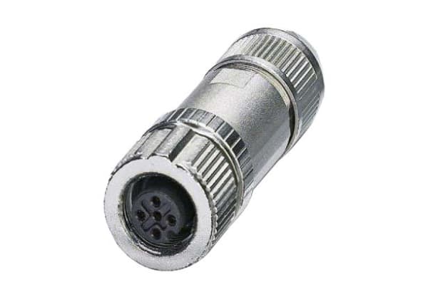 Product image for M12,5P,Sh.Socket,SPEEDCON,A-cod.,Push-in