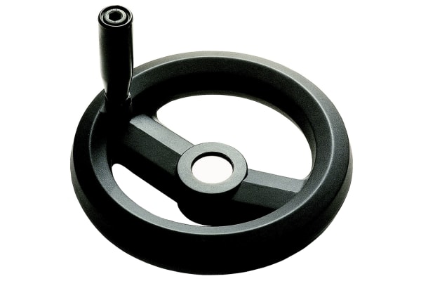 Product image for TWO SPOKE HANDWHEEL+REVOLVING HANDLE