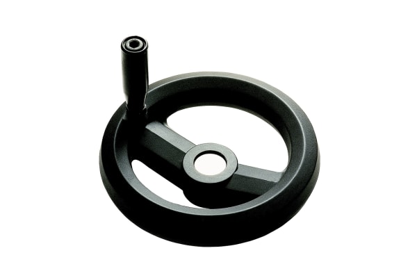 Product image for TWO SPOKE HANDWHEEL+REVOLVING HANDLE