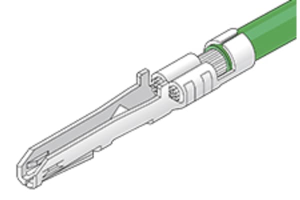 Product image for Molex, Nano-Fit Female Crimp Terminal Contact 24AWG 105300-1100